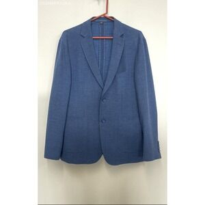Paul Betenly Blue Mens Blazer Officina Wool Bland Fabric - Size 42R